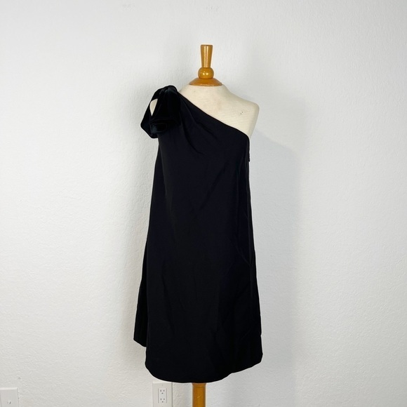 AIDAN MATTOX ONE SHOULDER MINI DRESS - Picture 2 of 10